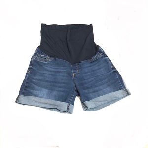 S.O.N.G maternity jean shorts 
Size medium